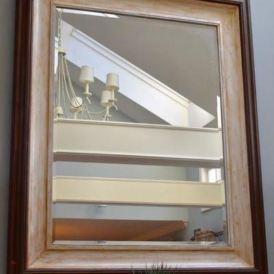 Beveled mirror, approx. 4' X 6'