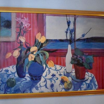 Framed Fran Wohlfelder print