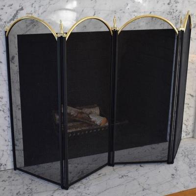 Fireplace screen