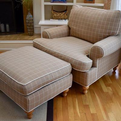 Rowe Furniture chair and ottoman