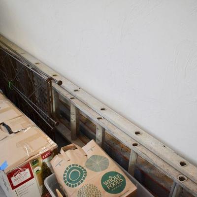 Aluminum extension ladder