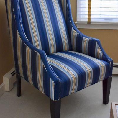 Boston Interiors striped chair