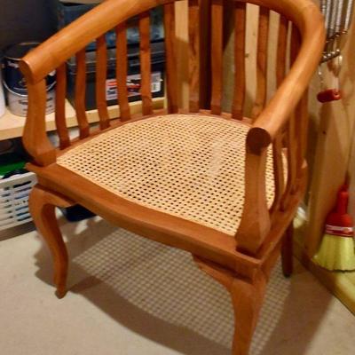 Caned chair