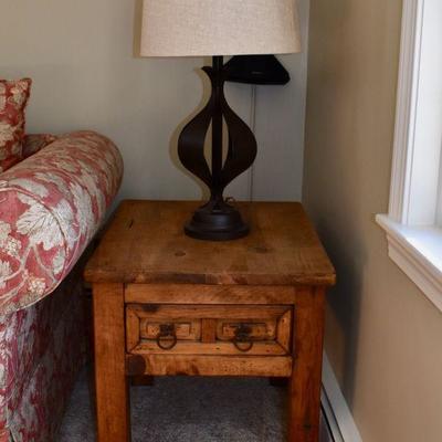 Pine side table