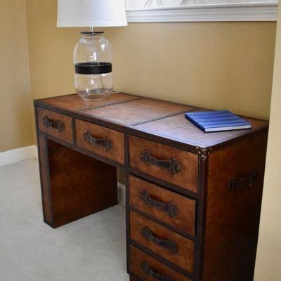 Leatherette desk