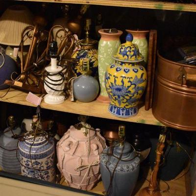 Table lamps and decor