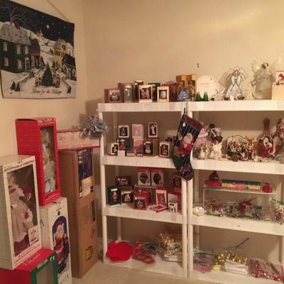 Christmas Ornaments, many with original boxes, Hallmark and others
