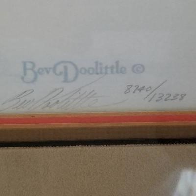 Bev Doolittle Guardian Spirits set of 2 Signed and Numbered and Framed Prints