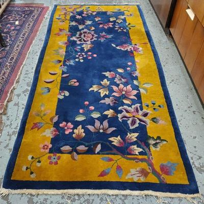 Chinese Hand-Knotted Wool Runner