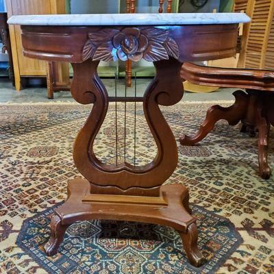 Atq Lyre End Table