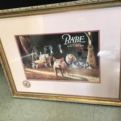 Limited Edition Babe Advertising Film Print