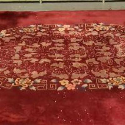 Chinese Hand-Knotted Wool Rug