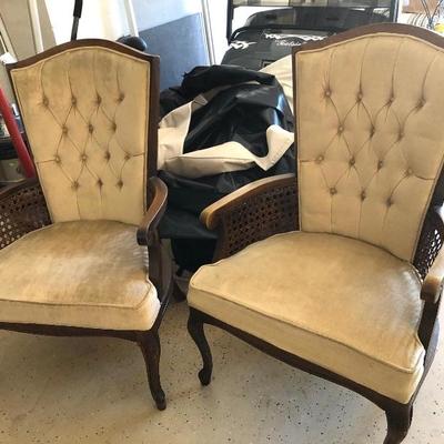 Wood w/Cane Arm Chair w/Upholstered Seat & Back 1
Wood w/Cane Arm Chair w/Upholstered Seat & Back 2