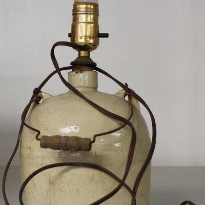 Jug Pottery Lamp