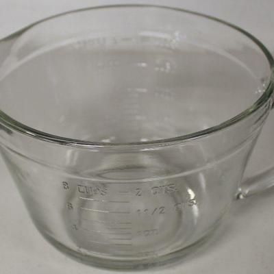 Large Glass Measuring Bowl