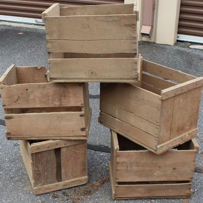 WOODEN FRUIT BOXES