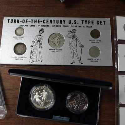 SETS AND SILVER COINS AND BARS AND MORE MONEY