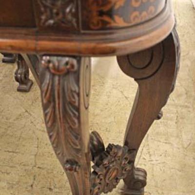  ANTIQUE Walnut 10 Piece Highly Carved and Ornate Dining Room Set

Table with (3) Leaves and (6) High Back Chairs

Auction Estimate...
