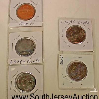  Selection of Large Cents

Auction Estimate $5-$10 â€“ Located Glassware 