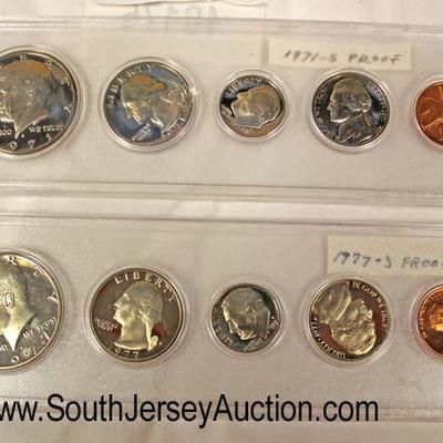  1971-S and 1977-S Proof Set

Auction Estimate $10-$20 â€“ Located Glassware 