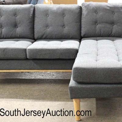  NEW Haskell Style Upholstered Button Tufted Decorator Sofa Chaise

Auction Estimate $200-$400 â€“ Located Inside 