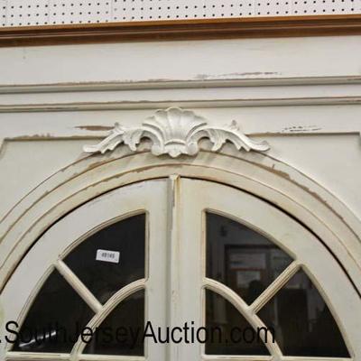  Colonial Style Shabby Chic 2 Piece Arch Door China Cabinet

Auction Estimate $300-$600 â€“ Located Inside 