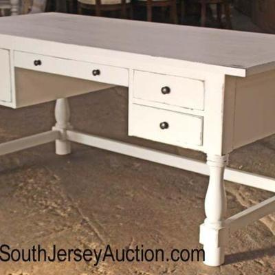  White Painted Shabby Chic Colonial Style Desk

Auction Estimate $100-$300 â€“ Located Inside 