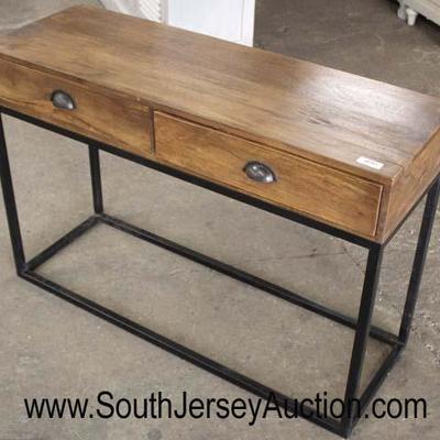  Industrial Style Natural Finish 2 Drawer Sofa Table

Auction Estimate $100-$300 â€“ Located Inside 