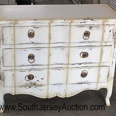  Distressed Country French 3 Drawer Chest

Auction Estimate $200-$400 â€“ Located Inside 