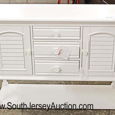  NEW Louver Front Country 3 Drawer 2 Door Decorator Buffet

Auction Estimate $200-$400 â€“ Located Inside 