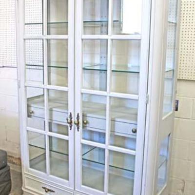  NEW 16 Pane 2 Door 2 Drawer Shabby Chic Style Display Case

Auction Estimate $400-$800 – Located Inside 