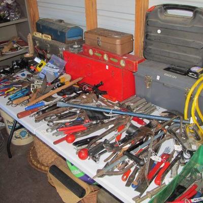 Hundreds of hand tools!!  Come get them before they're gone!!