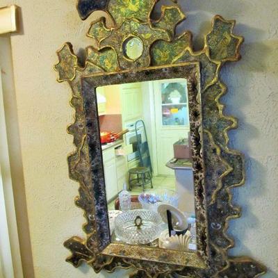 A rare and beautiful Peruvian ornate mirror that is gorgeous!