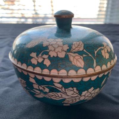 Chinese Cloisonne Bowl; approximately 5