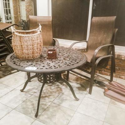 Patio table set