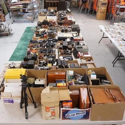 9 A.M.    ON-SITE ESTATE AUCTION  MANY, MANY CAMERAS
