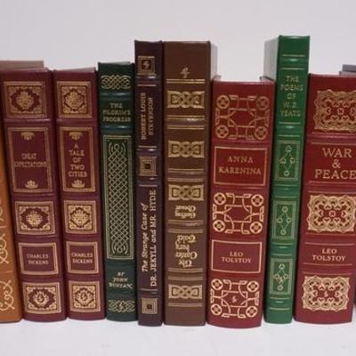 1106	GROUP OF 10 EASTON PRESS LEATHER BOUND CLASSICS W/ GILT PAGES & BOOKMARKS
