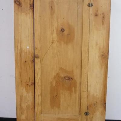 1151	PINE ARMOIRE W/ ONE DOOR & ONE DRAWER 
