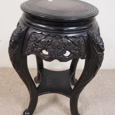 1155	CARVED ASIAN STAND 
