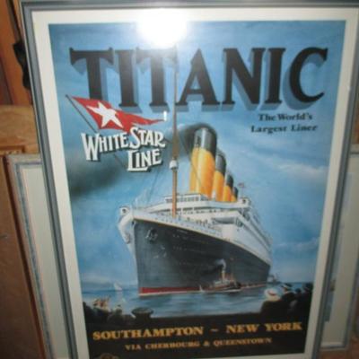 Titanic Poster Marine Art 
