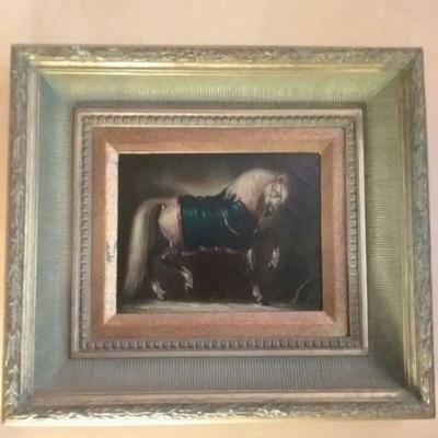 Original Oil Painting of Majestic Show Horse
