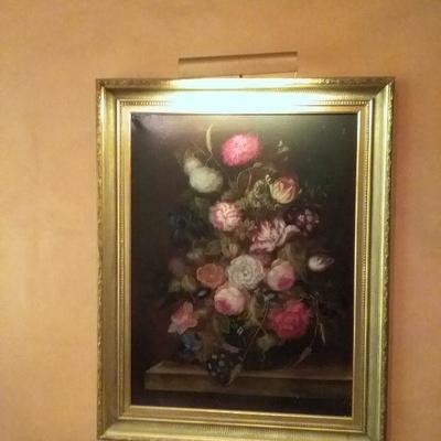 Beautiful Original Oil Painting and Frame