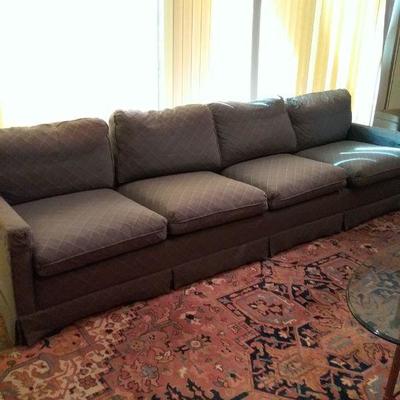 Classic Henredon Extra Long Sofa