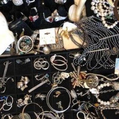 Collection of Sterling Silver Jewelry 