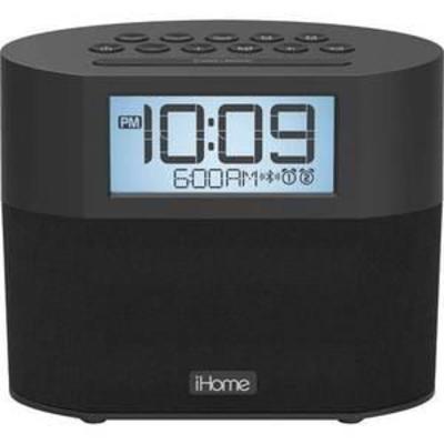 iHome iBT231 Bluetooth Dual Alarm FM Clock Radio with USB Charging