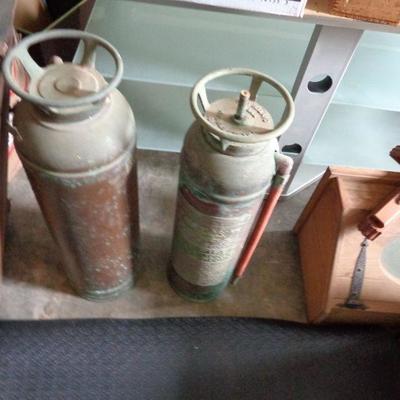 VERY OLD EXTINGUISHERS