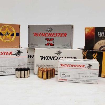2014: Approx 570 Rounds of 40 Smith & Wesson
Approx 570 Rounds of 40 Smith & Wesson