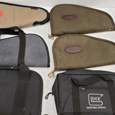 2510: 6 Gun Cases
Brands include Cabelos, Boyt, Lock shooting sports, Ruger, and Liberty Sporting Goods