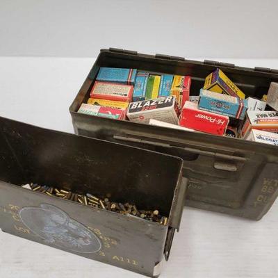 2126: Two Ammo Cans with approx 4700 Rounds Of .22
Long rifle, short and Mag