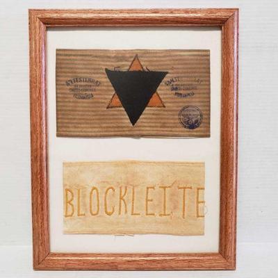 7500: Altestenrat Ghetto Gemeunde Vilijampole Armband and Blockleite Armband in Frame
Altestenrat Ghetto Gemeunde Vilijampole Armband and...